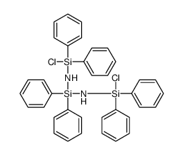 [bis[[chloro(diphenyl)silyl]amino]-phenylsilyl]benzene结构式