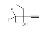 3-(trifluoromethyl)pent-1-yn-3-ol结构式