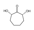 cis-α,α'-dihydroxycycloheptanone结构式