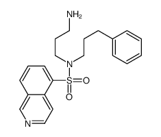 N-(3-aminopropyl)-N-(3-phenylpropyl)isoquinoline-5-sulfonamide Structure