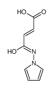 4-oxo-4-(pyrrol-1-ylamino)but-2-enoic acid Structure