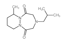 3-Isobutyl-7-methylhexahydro-1H-pyridazino[1,2-a][1,2,5]triazepine-1,5(2H)-dione Structure