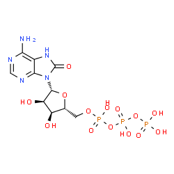 8-hydroxyadenosine 5'-triphosphate结构式