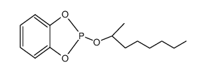 2-(octan-2-yloxy)benzo[d][1,3,2]dioxaphosphole Structure