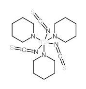 Chromium,tris(pyridine)tris(thiocyanato-N)-, (OC-6-21)- (9CI) Structure