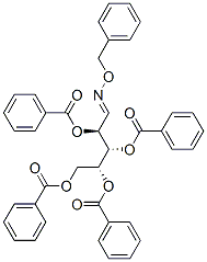 2-O,3-O,4-O,5-O-Tetrabenzoyl-D-ribose O-benzyl oxime structure