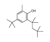 4-(1,1-Dimethylethyl)-2-methyl-6-(1,1,3,3-tetramethylbutyl)phenol Structure