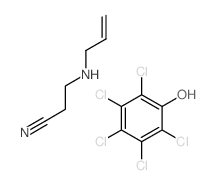 2,3,4,5,6-pentachlorophenol; 3-(prop-2-enylamino)propanenitrile picture