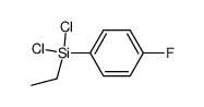 (dichloro)(ethyl)(4-fluorophenyl)silane结构式