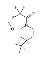 1-[(2S,4R)-4-tert-butyl-2-methoxypiperidin-1-yl]-2,2,2-trifluoroethanone Structure