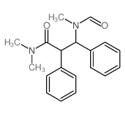 Benzenepropanamide, b-(formylmethylamino)-N,N-dimethyl-a-phenyl- Structure