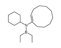 Diethyl[cyclohexyl(1-cyclodecen-1-yl)amino]borane picture