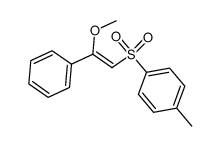 α-methoxy-β-(toluene-4-sulfonyl)-styrene Structure