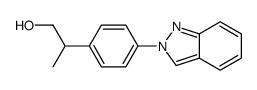 2-(4-indazol-2-ylphenyl)propan-1-ol结构式