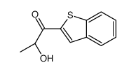 (2R)-1-(1-benzothiophen-2-yl)-2-hydroxypropan-1-one Structure