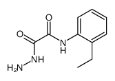 Acetic acid, [(2-ethylphenyl)amino]oxo-, hydrazide (9CI) picture