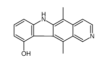 5,11-dimethyl-6H-pyrido[4,3-b]carbazol-10-ol Structure