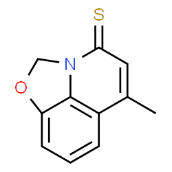 2H,4H-Oxazolo[5,4,3-ij]quinoline-4-thione,6-methyl- Structure