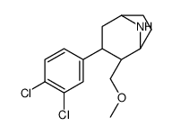 3-(3,4-dichlorophenyl)-4-(methoxymethyl)-8-azabicyclo[3.2.1]octane结构式