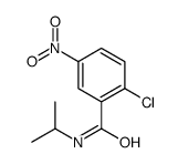 2-Chloro-N-isopropyl-5-nitrobenzamide结构式