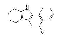 5-chloro-8,9,10,11-tetrahydro-7H-benzo[a]carbazole结构式