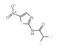 Acetamide,2,2-dichloro-N-(5-nitro-2-thiazolyl)- structure