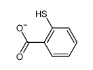 thiosalicylic acid anion Structure