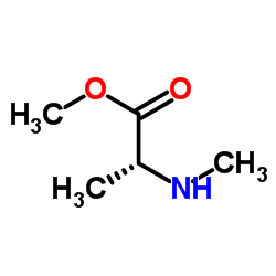 D-Alanine,N-methyl-,methylester structure