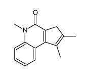 1,2,5-trimethyl-3H-cyclopenta[c]quinolin-4-one Structure