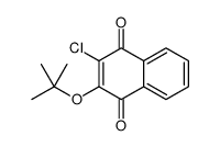 2-chloro-3-[(2-methylpropan-2-yl)oxy]naphthalene-1,4-dione Structure