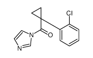 [1-(2-chlorophenyl)cyclopropyl]-imidazol-1-ylmethanone Structure