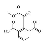 2-(2-methoxy-2-oxoacetyl)benzene-1,3-dicarboxylic acid Structure