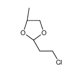 (2R,4R)-2-(2-chloroethyl)-4-methyl-1,3-dioxolane Structure