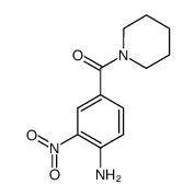 (4-amino-3-nitrophenyl)(piperidin-1-yl)methanone结构式