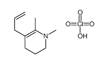 1,6-dimethyl-5-prop-2-enyl-3,4-dihydro-2H-pyridine,perchloric acid Structure