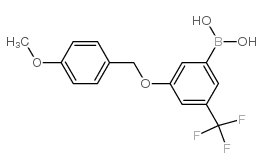 3-(4-甲氧基)苄氧基-5-三氟甲基苯基硼酸图片