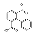 6-Nitro-2-biphenylcarboxylic acid Structure