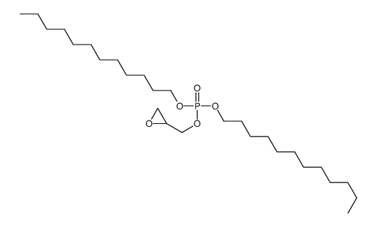 didodecyl oxiran-2-ylmethyl phosphate结构式