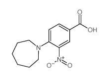 3-NITRO-4-(HEXAMETHYLENEIMIN-1-YL)BENZOIC ACID Structure