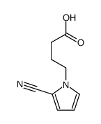 4-(2-cyanopyrrol-1-yl)butanoic acid Structure