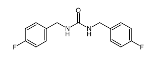 1,3-bis(4-fluorobenzyl)urea Structure