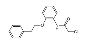 chloro-acetic acid-(2-phenethyloxy-anilide) Structure