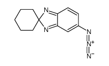 5-azidospiro[benzimidazole-2,1'-cyclohexane] Structure