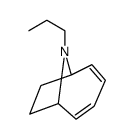 9-Propyl-9-aza-bicyclo<4.2.1>nonadien-(2,4) Structure