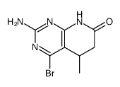 2-amino-4-bromo-5,6-dihydro-5-methylpyrido<2,3-d>pyrimidin-7(8H)-one Structure