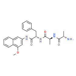 H-ALA-ALA-PHE-4M-BETA-NA结构式