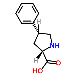 (4R)-4-Phenyl-L-proline Structure