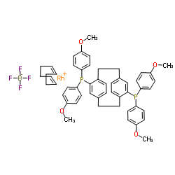 [Rh COD (R)-AnPhanephos]BF4, Rh 10.4% Structure