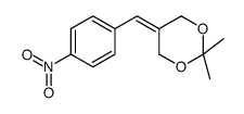 2,2-dimethyl-5-[(4-nitrophenyl)methylidene]-1,3-dioxane Structure