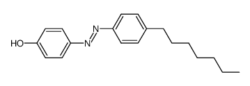 4-hydroxy-4'-heptylazobenzene Structure